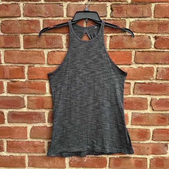 Lululemon Women's Trapeze Twist Tank Top Heathered Black 8 - Picture 3 of 8